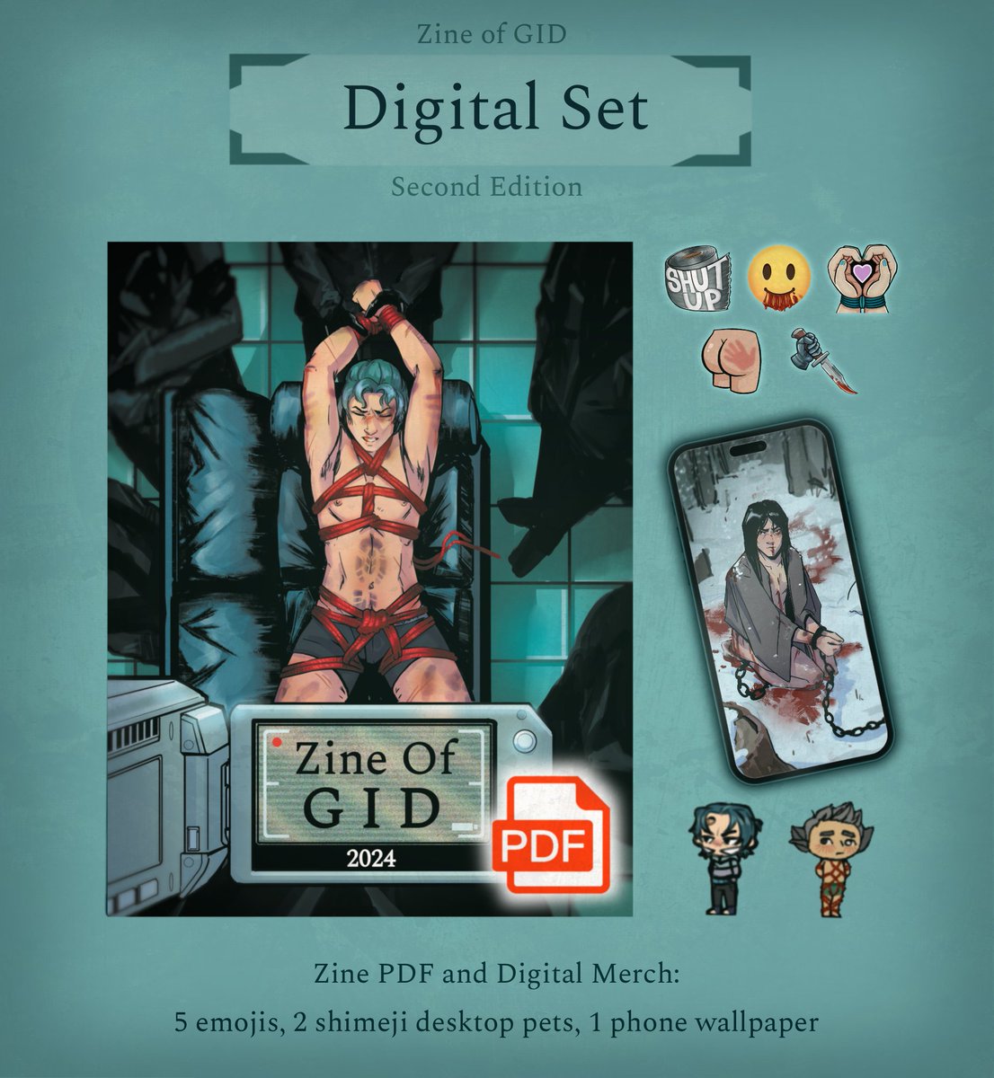 Do you know about our Digital Set? It's got the 2024 Zine PDF and Digital Merch for $16!
zineofgid.bigcartel.com/product/2024-d…