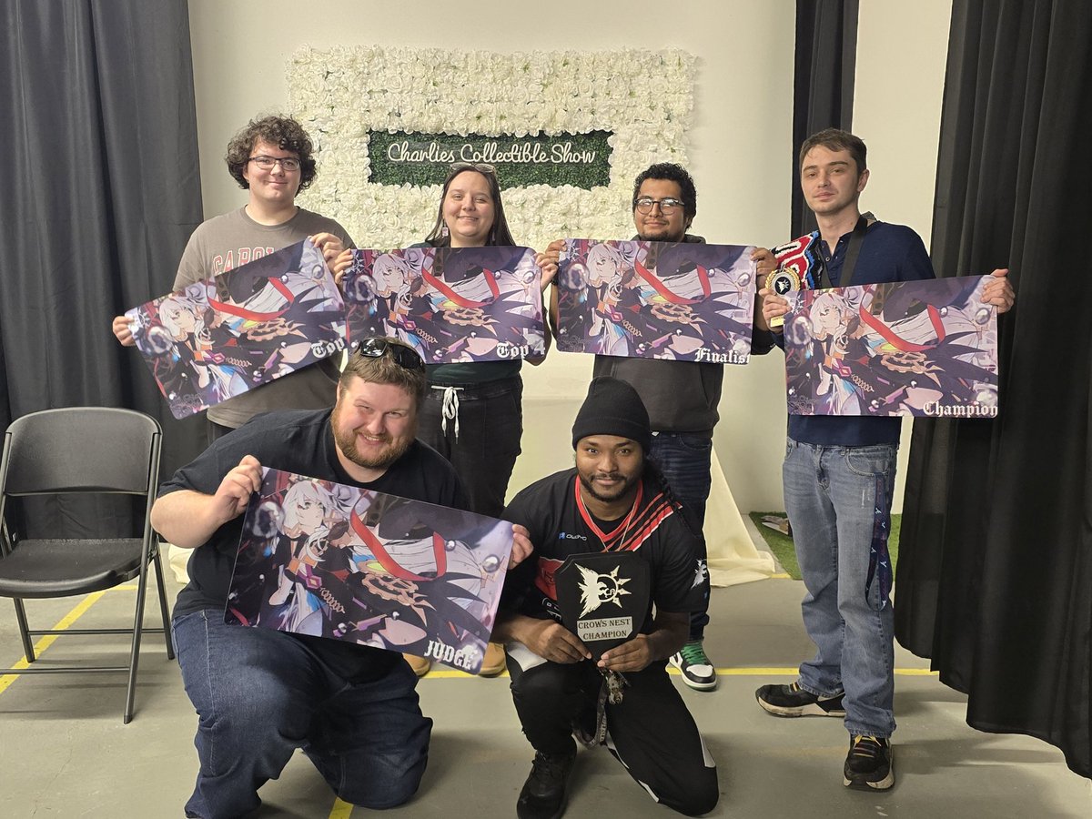 crowtrickster's tweet image. Today we had 53 players at the standard 1k event congratulations to all the players that top!! Huge shoutout to @leviscribe getting 1st and @Outer_Orange for taking home 3rd! Shoutout for the stickers and happy birthday to @Pogustine. Shout to @kwhundredk for the commissions