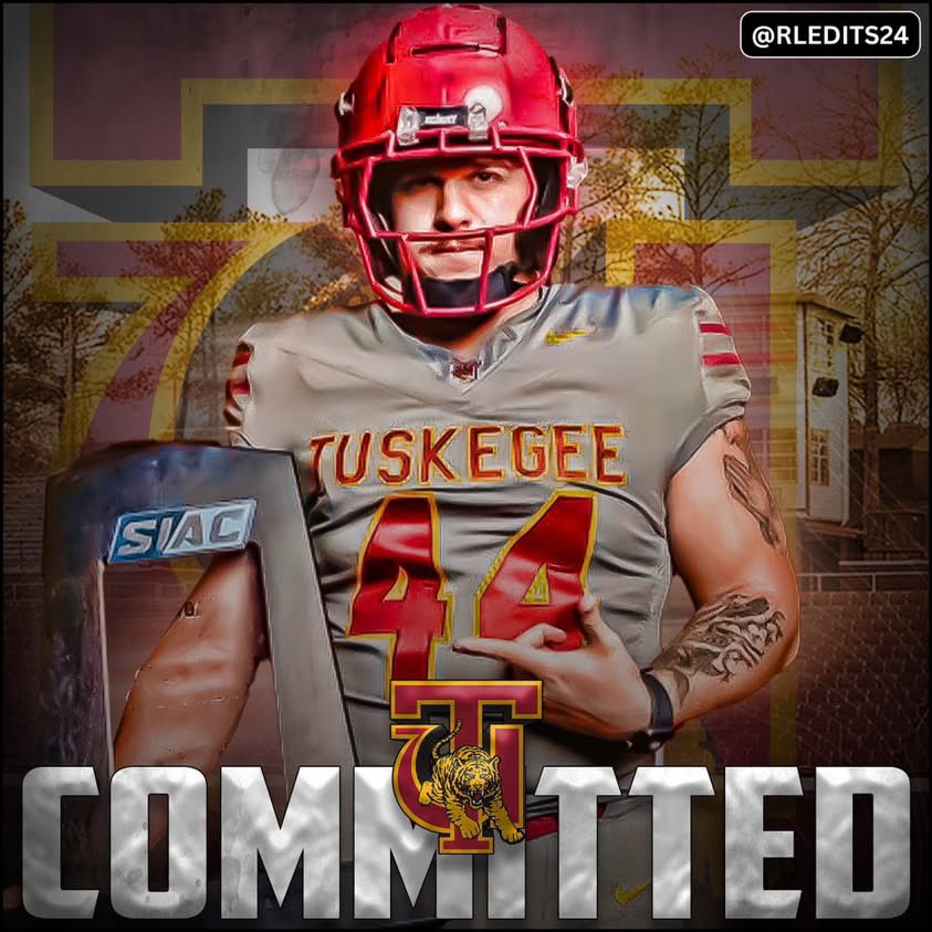cadenbolstein's tweet image. Whiteout further ado I’ll be committing to the University of Tuskegee 💛❤️
Time to work 💯 @insidezone
@SkegeeFootball