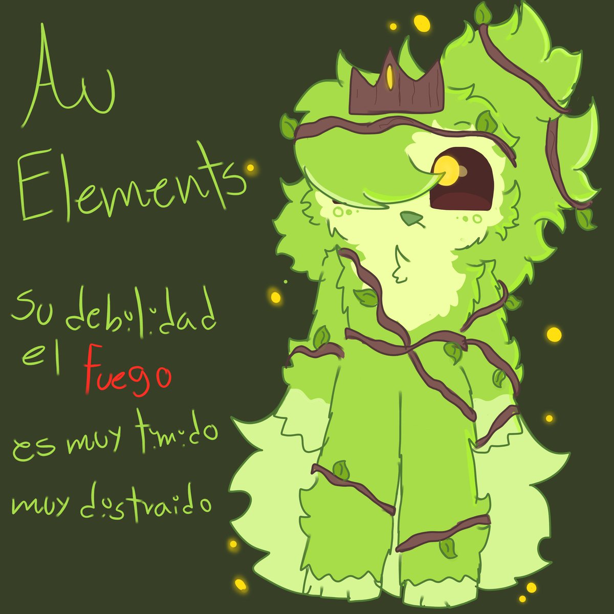 WolyPizza's tweet photo. 🔥AU Elements🌱

🌿Luhwer🌱 (luh)

Elemento de tierra🌱🌳 https://t.co/8FlO7DAX62