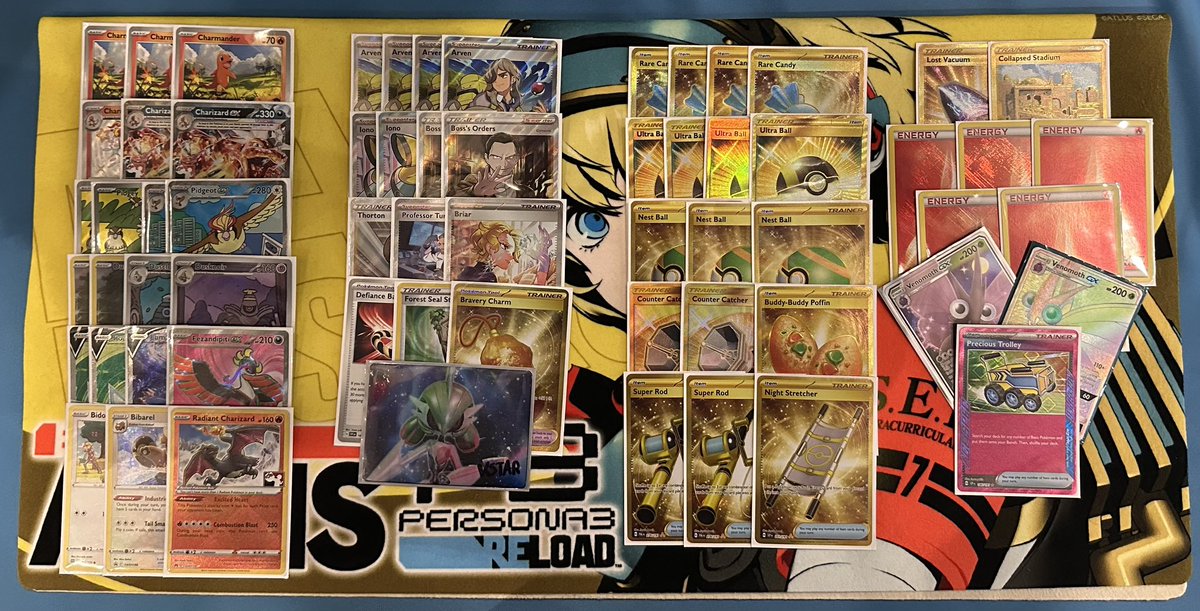 5-0 to 6-3 with Trolley Zard! Sad I couldn’t get the list over the line, Trolley is such a good card and I feel like I played great this weekend. Thanks to @Chrisppppppppp for telling me to lock in this 60.

Shoutout squad shoutout Venomoth!!

#WonK