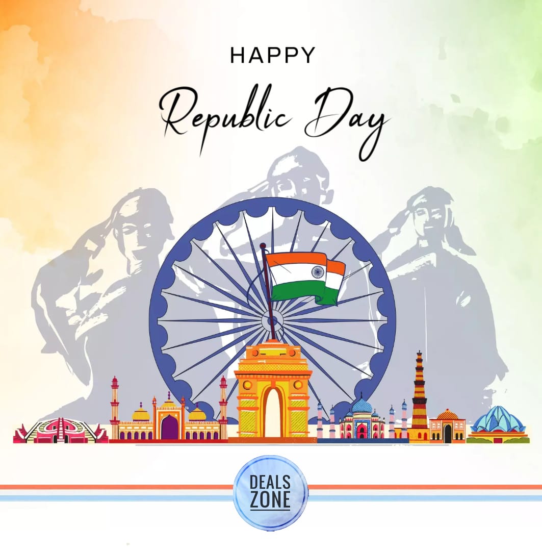 DealsZoneIndia's tweet photo. Happy Republic Day! 🇮🇳

Celebrate the spirit of India with unbeatable deals on DealsZone!

Find amazing discounts and offers across all your favorite categories.

🌟 Explore top deals and save big this Republic Day!

#RepublicDay #HappyRepublicDay #RepublicDayIndia https://t.co/wBrLGHyqlH