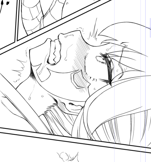 1P目の線画は出来た
コレをあと7Pか…結構大変だな… 