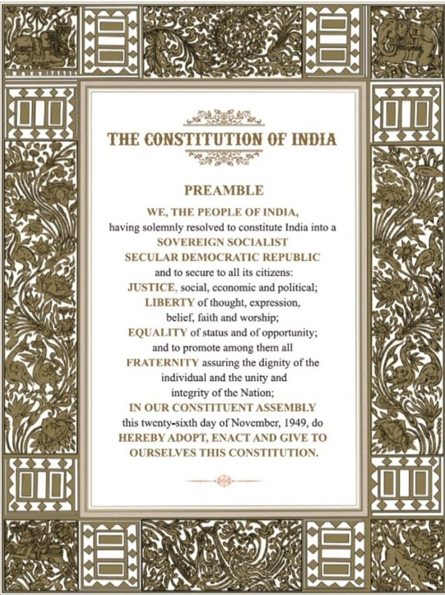 AdityaVGodara's tweet photo. सभी देशवासियों को 76वे गणतंत्र दिवस की हार्दिक बधाई एवं शुभकामनाएँ।
जय हिन्द🇮🇳🫡💐
#गणतंत्र_दिवस_2025 https://t.co/9ZPctaWKv6