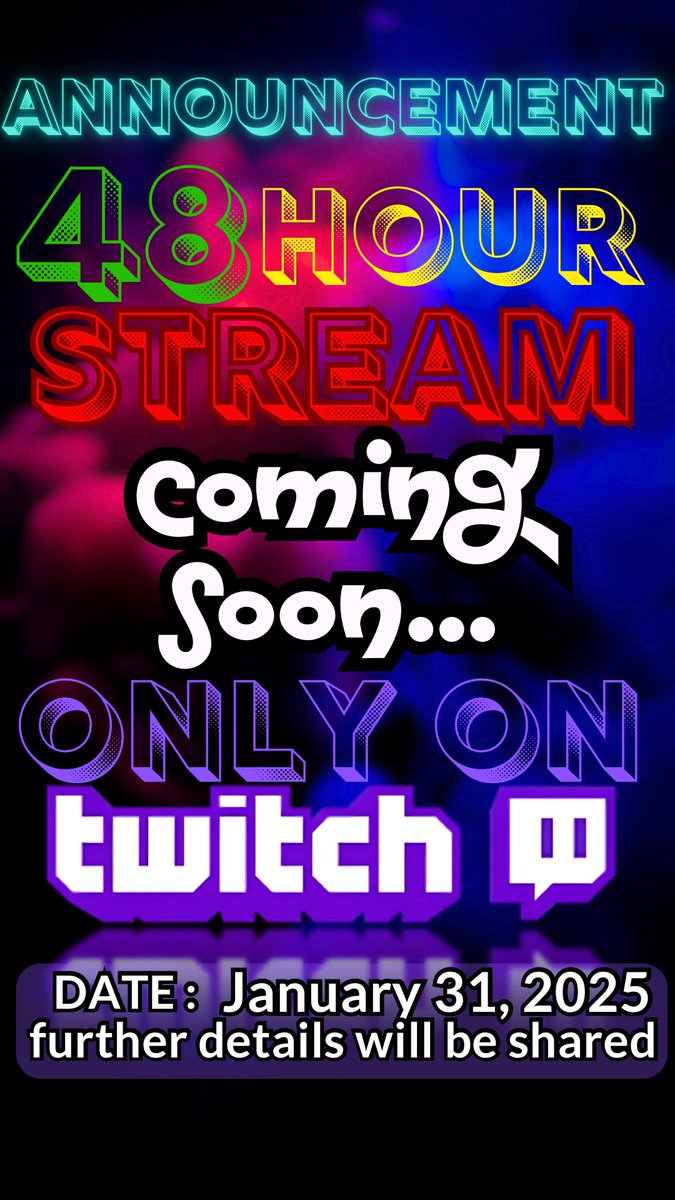 cloudsamurai_5A's tweet photo. 48 Hour Twitch Stream Incoming 🫠🔥
#twitch #streamer #smallstreamer https://t.co/gSKwCXJOxv