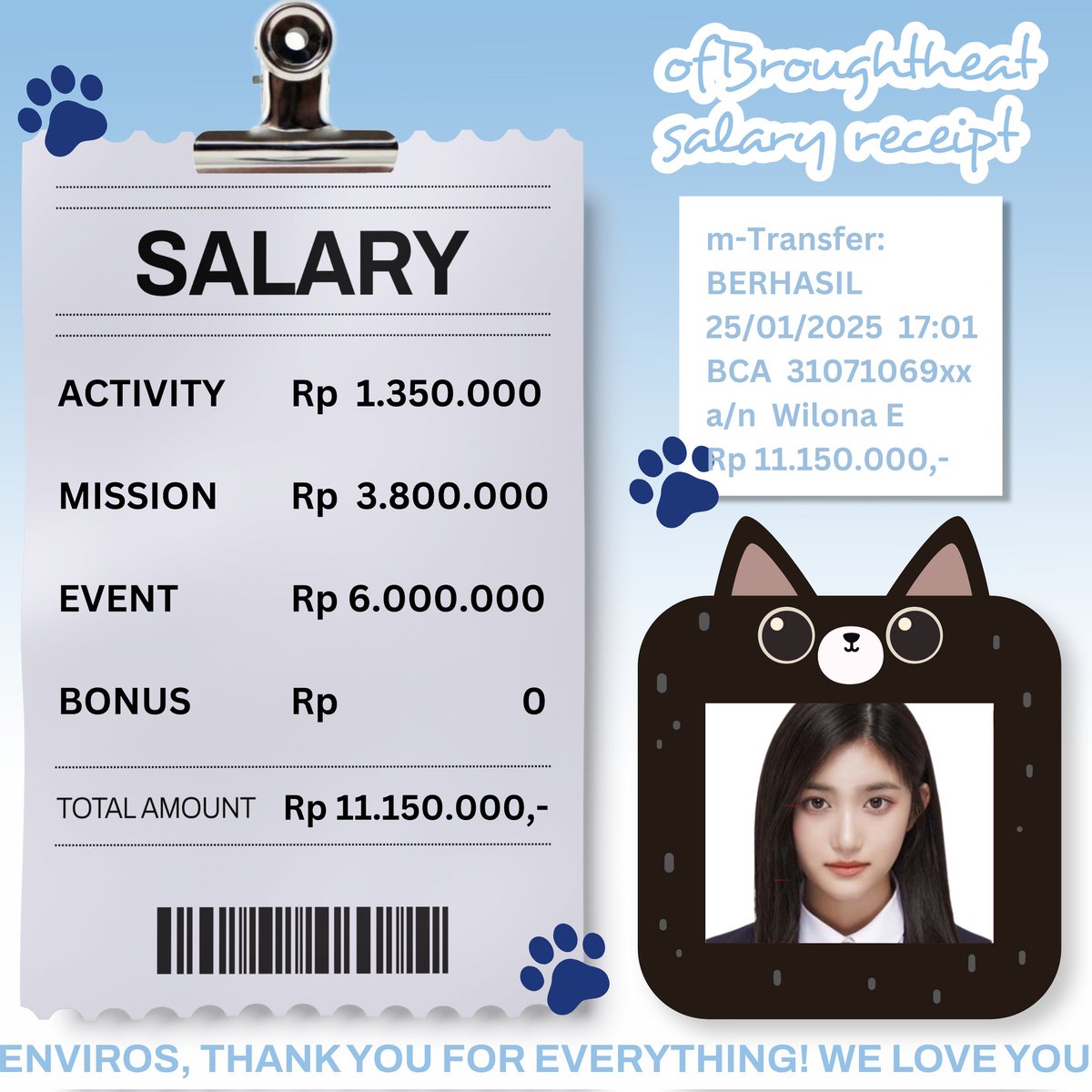 makasih <a href="/ofBroughtHeat/">🐈‍⬛</a> maaf akhir - akhir ini sibuk tapi aku pasti izin kalaupun lupa aku mohon maaf tapi aku udah berusaha semampunya 😥 suratnya ga kedownload, mager bukanya karena tap² berkali - kali tapi nanti download lagi 😓