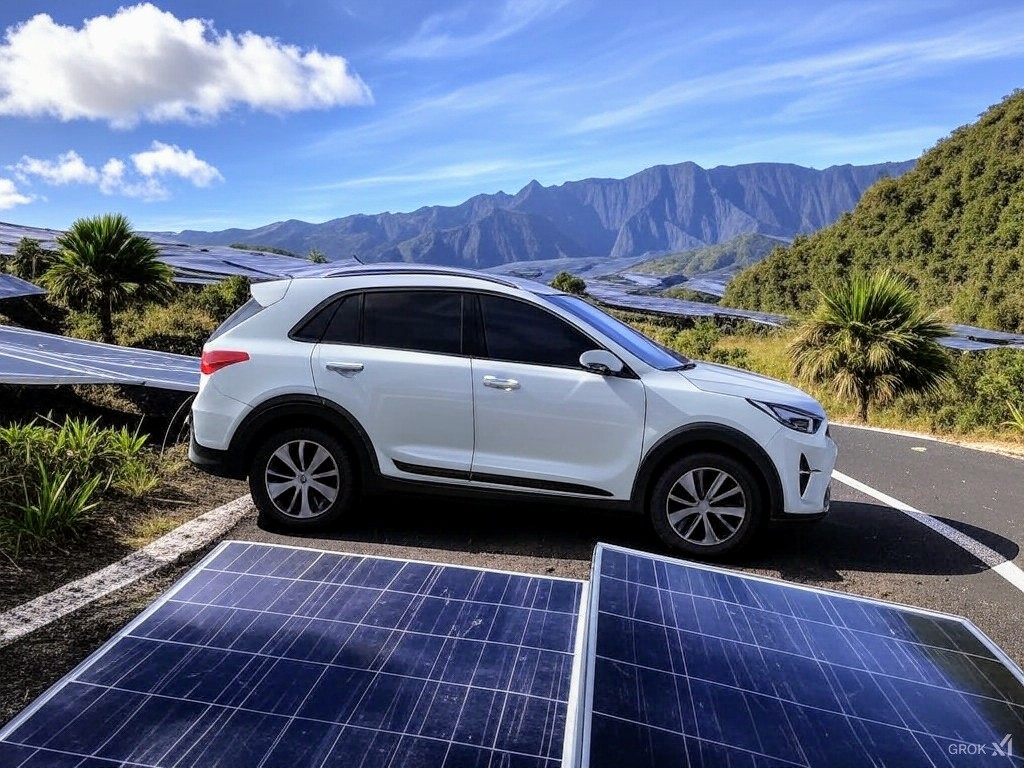 vtcpei's tweet photo. #JournéeMondialedesÉnergiesPropres
Notre véhicule est alimenté au photovoltaïque pour plus de 60% de sa consommation.
#lareunion #reunion974 #reunionisland #reuniontourisme #iledelareunion #gotoreunion #ileintense #visitelareunion #explorelareunion #taxi974 #taxireunion https://t.co/6Q6nqh5vtP