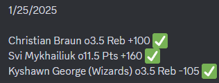 EskimoBetting's tweet photo. We've hit our last 11 bets, going a perfect 3-0 today (including a +160). It really doesn't get any easier than this 🆓 https://t.co/j0NinfDQAi