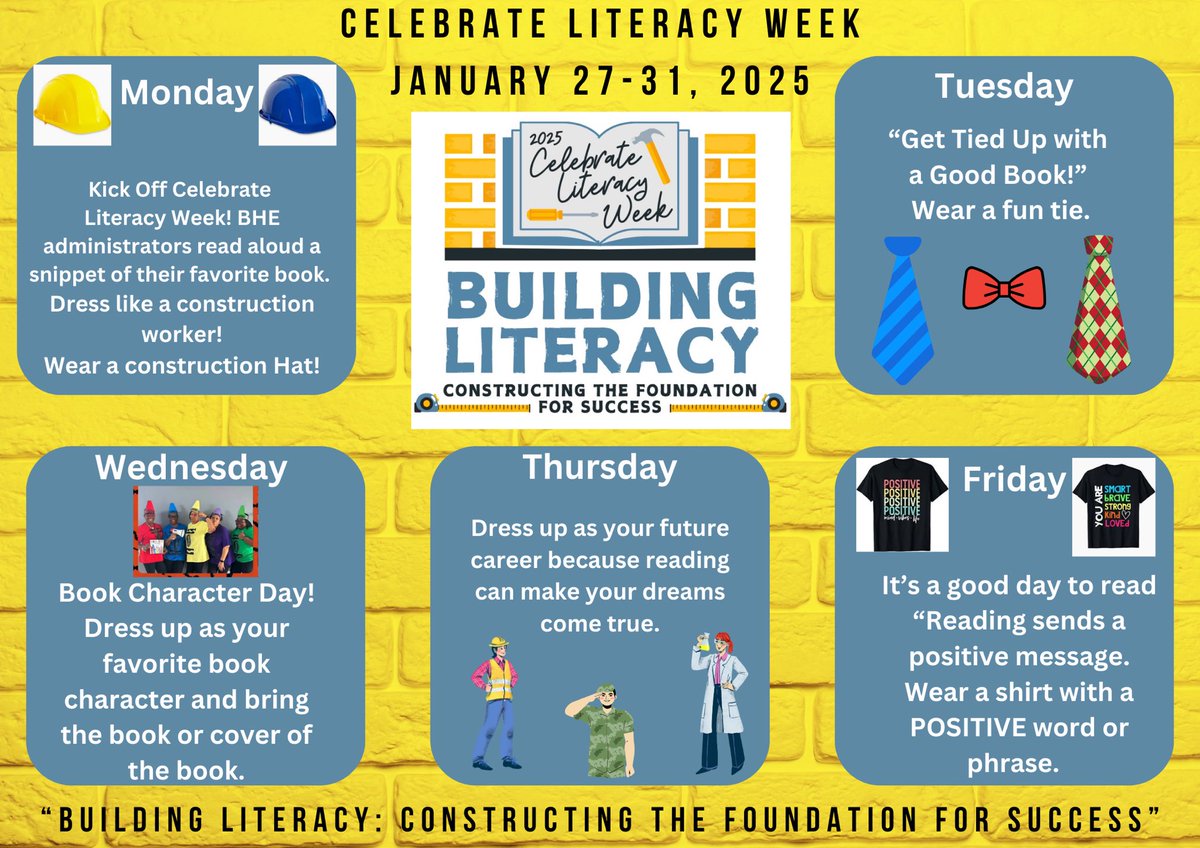 BHEHornets's tweet image. This coming week is Celebrate Literacy Week, Florida! Join us as we share the importance of reading and why it should be part of every family&apos;s daily routine. #YourBestChoiceMDCPS, #ReadingIsFundamental 
🐝🤓📚