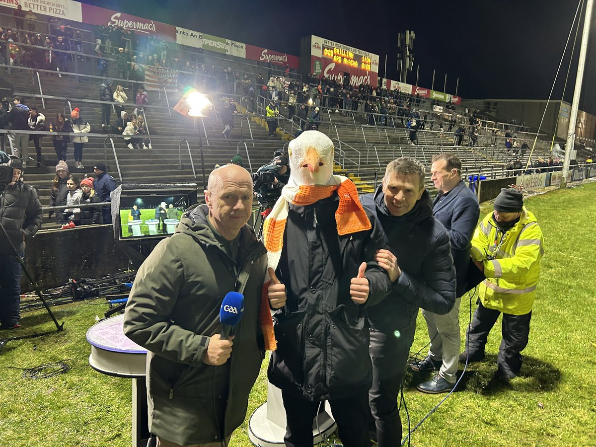 BCM LAW were delighted to be in <a href="/Galway_GAA/">Galway GAA Official</a> for <a href="/Armagh_GAA/">Armagh_GAA</a> first National league game and bumped into Sammy the seagull! <a href="/MartyMofficial/">Marty Morrissey</a> <a href="/thomasniblock/">Thomas Niblock</a> @GAAGO <a href="/SatSportRTE/">Saturday Sport</a>