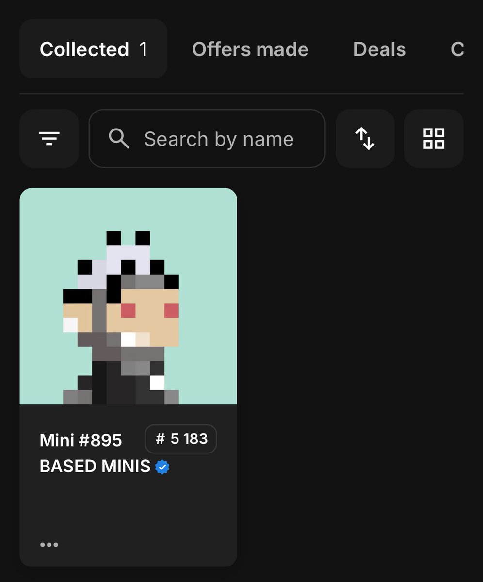 Had to get involved, even if it’s small 🥹 <a href="/BasedMinis/">BASED MINIS</a>