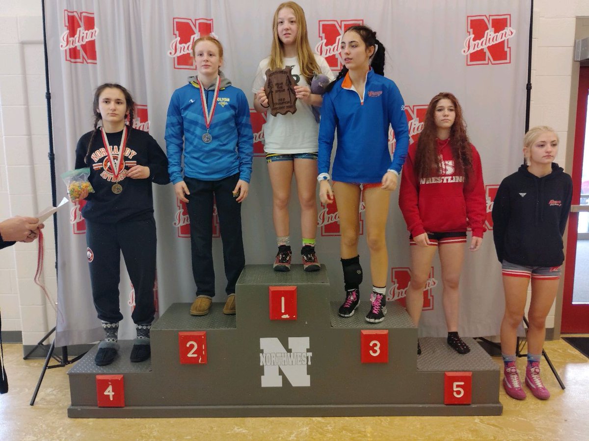NHSGirlsWrestle's tweet image. Here are your place winners:
Brooke Yontosh- 5th Place
Erta Beqiri- 4th Place 
Brooklyn Madal- 5th Place 
Juliana Campos- 6th Place
Miyah Makoski- 5th Place
Isabella Bonelli- 4th Place 
Tamrah Szucs- 4th Place
Layla Simmons- 3rd Place 

#InvaderStrong #8BigBooms