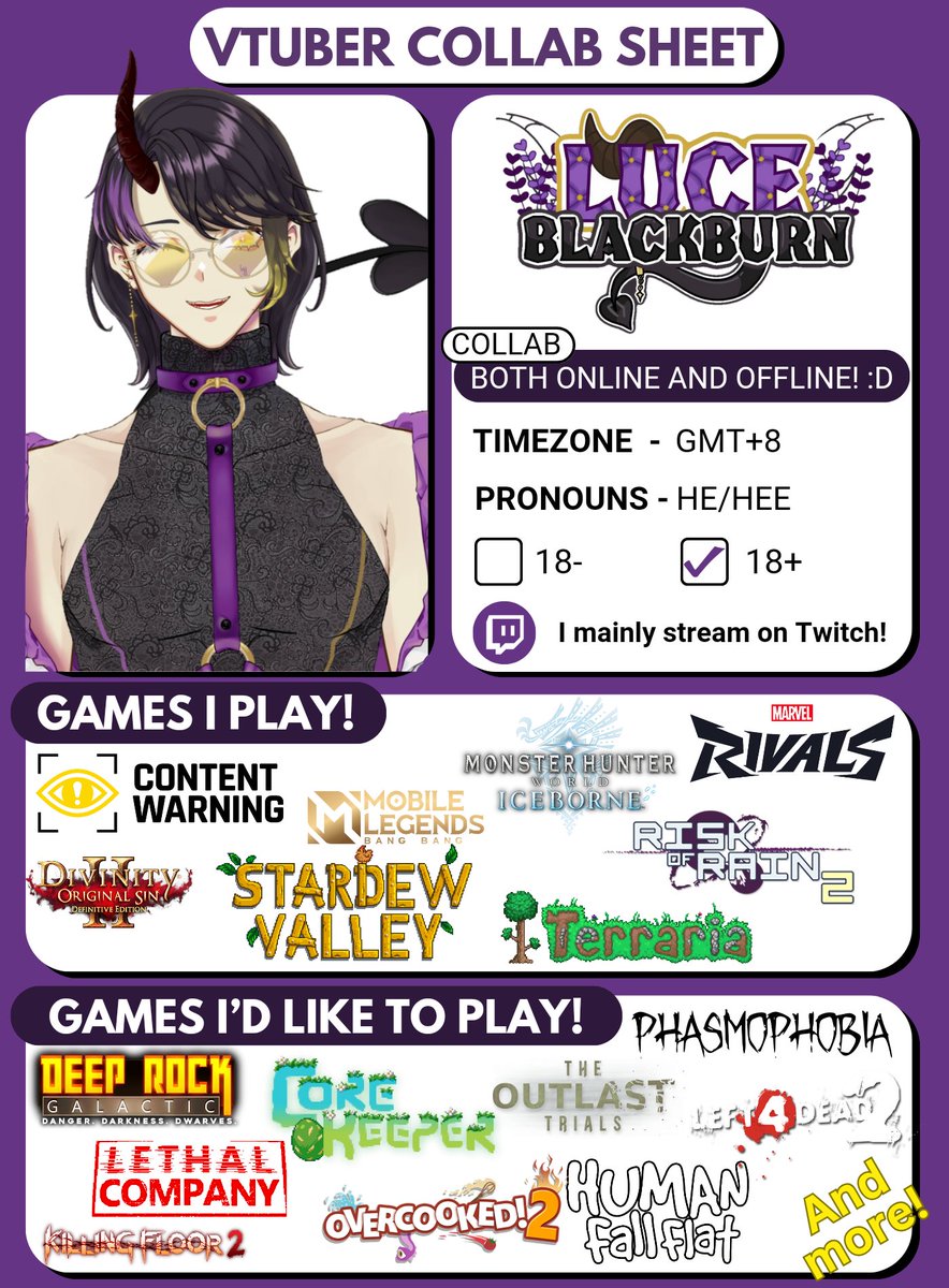 Luce Blackburn 💜✨ | STREAMING AGAIN tweet media