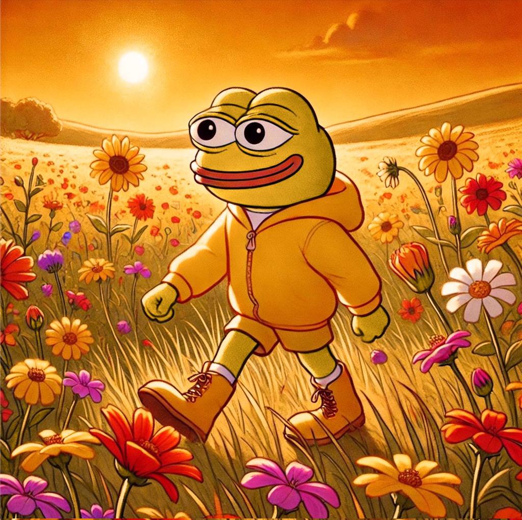 engrmlr's tweet photo. @zthorn85 @gordongekko @YellowPepeYELPE @JakeGagain @SOLTokenKing @cryptobeastreal Walking confidently into the sunrise of opportunities with $YELPE  growth in full bloom! https://t.co/30wBKai0tp