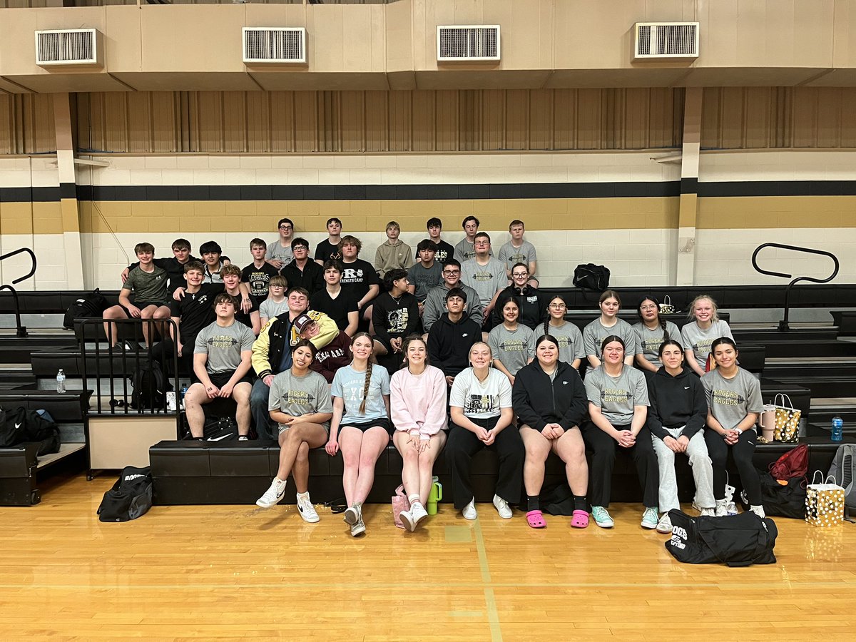 EBCIronworks's tweet photo. Congratulations to our Eagle and Lady Eagle Powerlifters! Boys Team Champions and Girls 2nd Place! Lots of PR’s and smiles all around. Love the way these kids care for and help each other be the best they can be! They truly embody what W.A.R. Means. We Are Rogers! https://t.co/rO5jVa3lbA