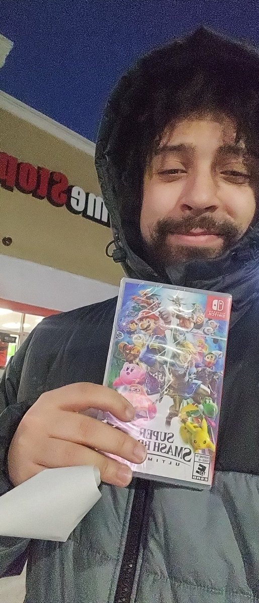 Just bought the new smash game! Can't wait to get home!