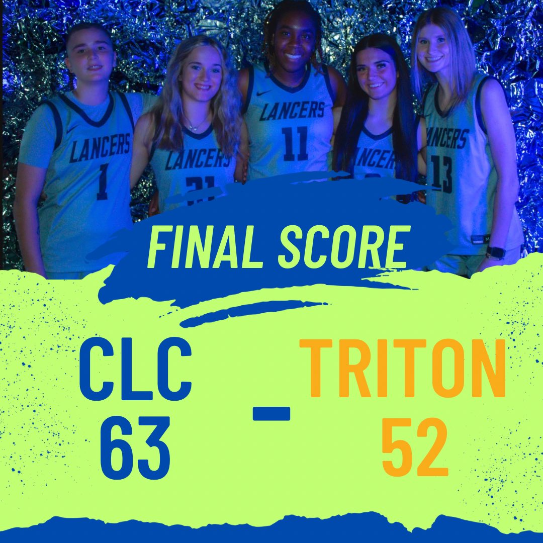 CLCwbasketball's tweet photo. This group just continues to amazing us! 10 young ladies who have bought into 1 common goal &amp; they continue to go out and compete every time they step on the court together…. And make it a lot of fun to watch ! Another big win today vs NJCAA D1 Triton College #TheLancerWay🟢🔵 https://t.co/0v3C4aDBmK
