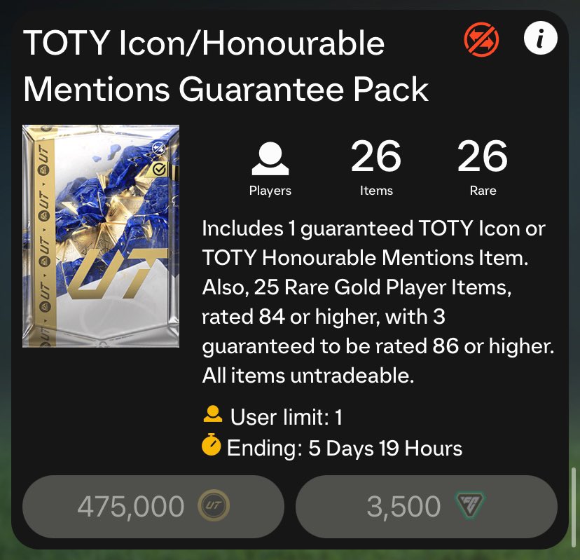 🚨 WHO WANTS THIS FREE 🚨

TOTY ICON OR TOTY HONORABLE MENTIONS GUARANTEED ✅ 

❤️ and 🔁