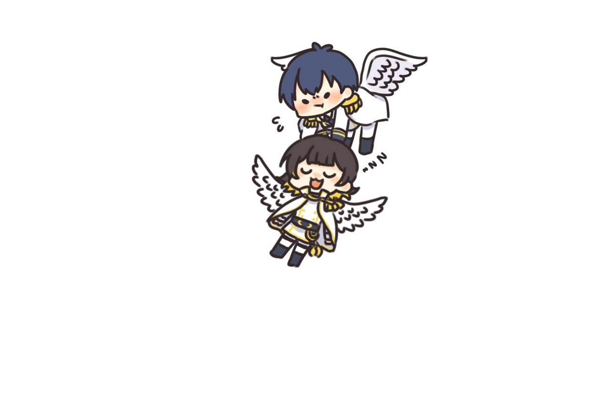 「絵描けないので過去絵再掲して描いたつもりになる 」|花梨(かりん)。@仕事と原稿中のイラスト