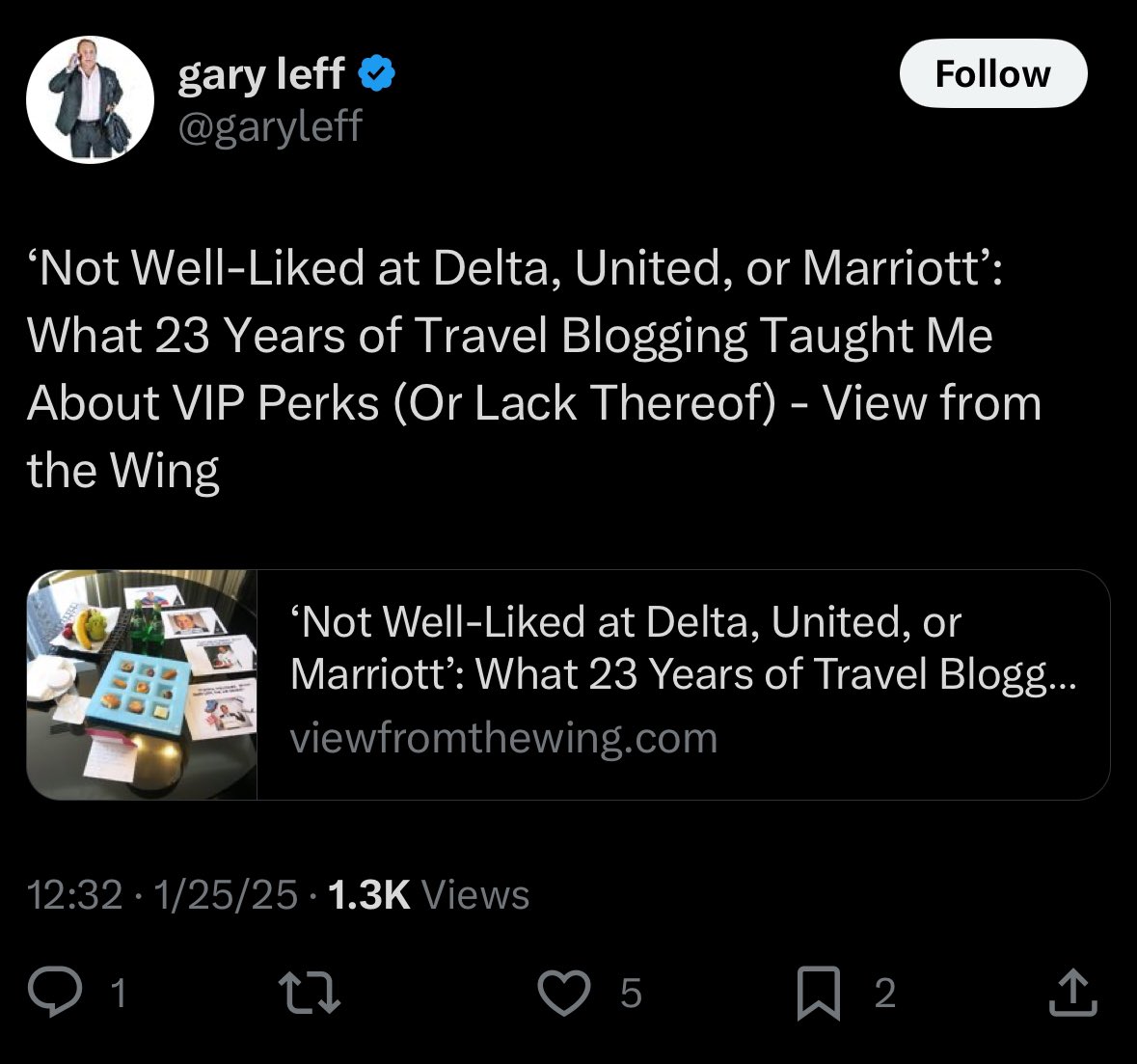 .<a href="/garytlitfake/">Fake Gary Leff</a> whines and gets it right for the first time.