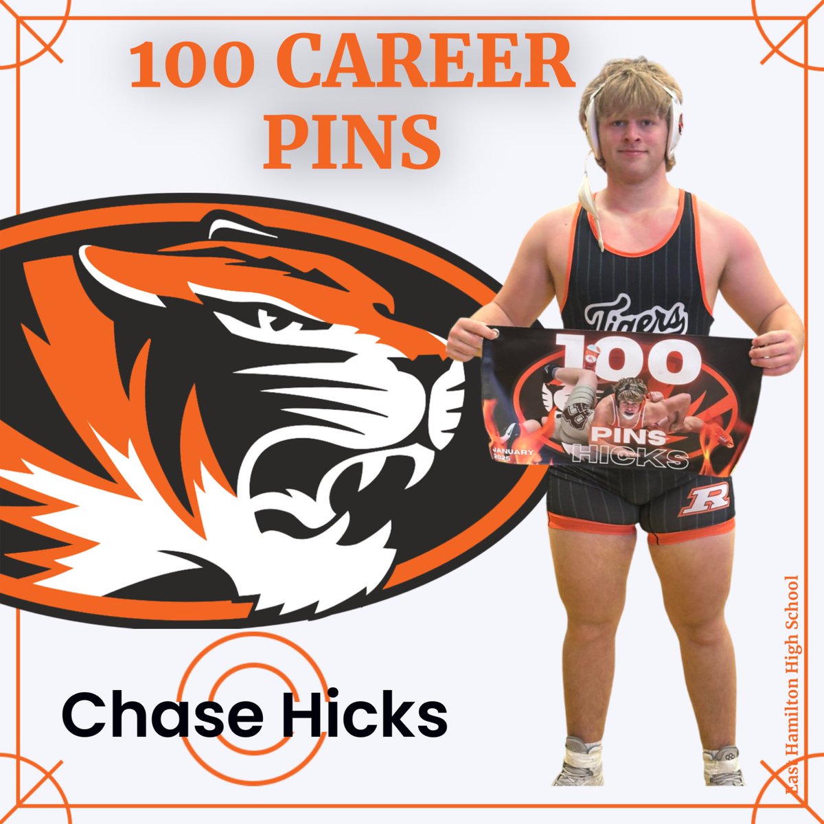 RepmoWrestling's tweet photo. Senior Chase Hicks with another milestone. He earned his 100th Career Pin!! https://t.co/12iY348klk