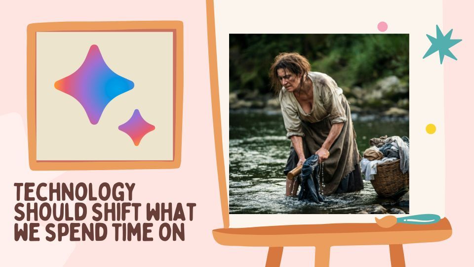 alicekeeler's tweet photo. Throughout history, technology shifts what we spend time on.
As teachers, what is the shift for what we spend time on?
#ABCIGNITE https://t.co/aZ5mffiV9s