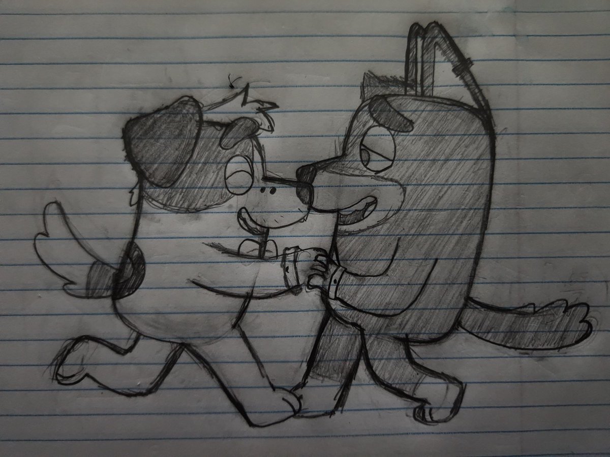 RipRideRobIt's tweet photo. 🎶You can dance, you can jive, havin' the time of your life 🎵
#Bluey #Blueyart #blueyfanart #jackrusty https://t.co/x7CuIjM3zU