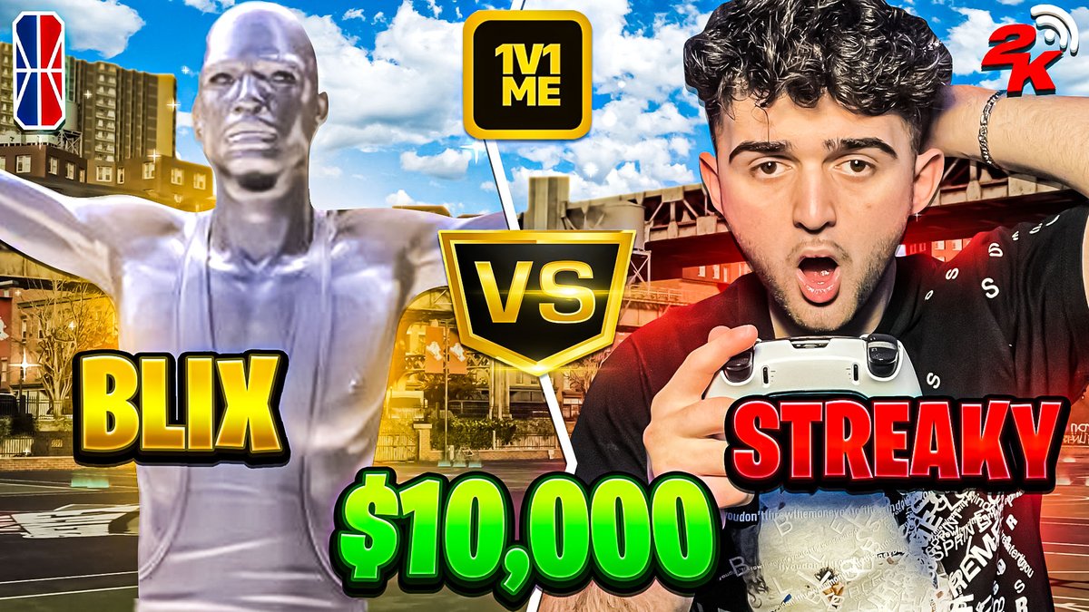 Streaky (@xstreaky) on Twitter photo WITH $10,000 ON THE LINE IN THIS NBA 2K25 WAGER, THIS HAPPENED... (Best of 3 Series on 1V1ME)
GGS TO <a href="/_Blixx/">๐๐ฅ๐ข๐ฑ ๐ค</a> ๐ซก
LINK: youtu.be/Gm26f74zTT8?siโฆ
<a href="/1v1Me/">1v1Me</a> <a href="/iBallEmpire/">๐๐ญ๐๐๐ ๐ฐ๐๐๐๐๐ ๐</a> WITH $10,000 ON THE LINE IN THIS NBA 2K25 WAGER, THIS HAPPENED... (Best of 3 Series on 1V1ME)
GGS TO <a href="/_Blixx/">๐๐ฅ๐ข๐ฑ ๐ค</a> ๐ซก
LINK: youtu.be/Gm26f74zTT8?siโฆ
<a href="/1v1Me/">1v1Me</a> <a href="/iBallEmpire/">๐๐ญ๐๐๐ ๐ฐ๐๐๐๐๐ ๐</a>