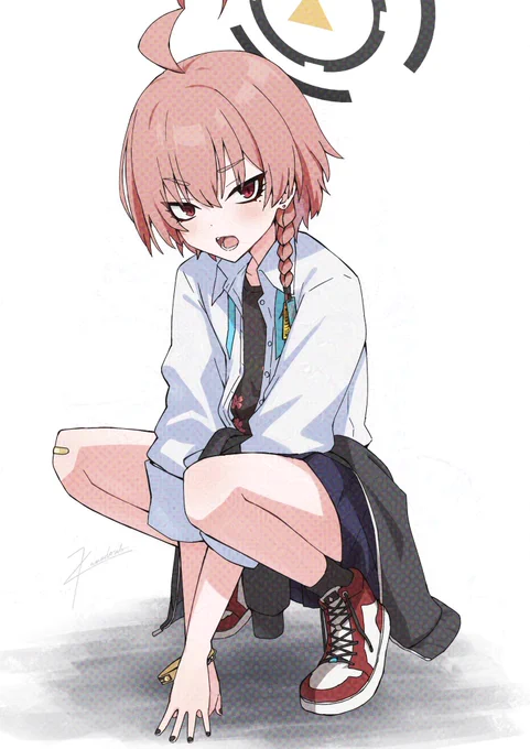 ネル(制服)#ブルアカ #bluearchive 
