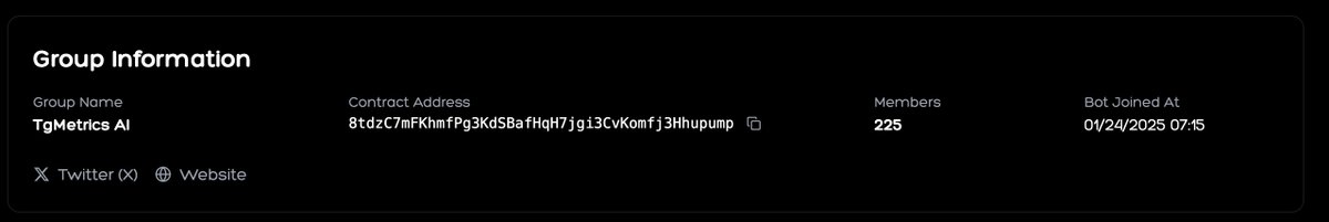 blipsdotrun's tweet photo. After receiving a few requests: weβve just added the members count to the Community Dashboard! :)
#TgMetrics #CommunityAnalytics #CryptoTools https://t.co/sVt0WEnoBw