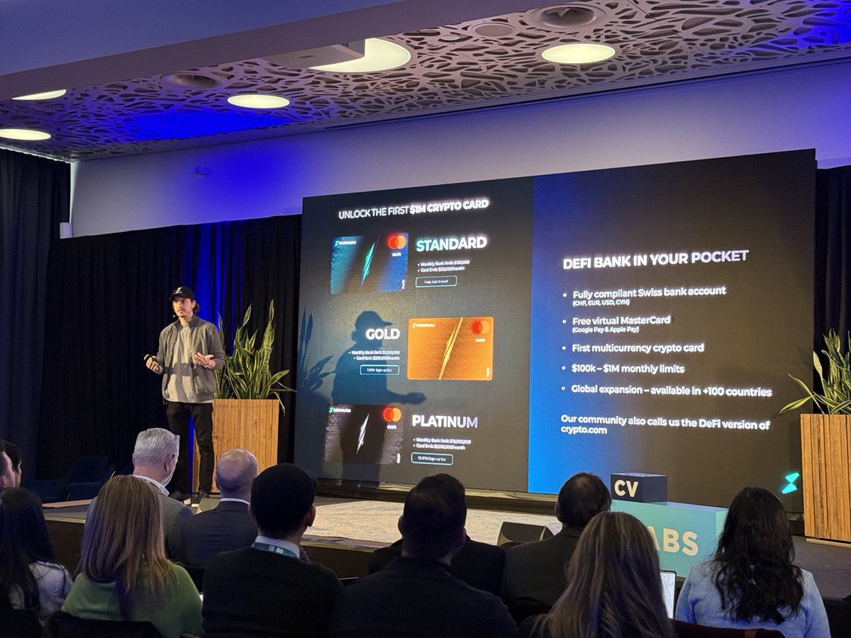 Took a photo of <a href="/marcelharmann/">Cryptomaze 🇨🇭</a> explaining the several benefits of <a href="/Thorwallet/">THORWallet - Onchain Finance</a> including cross-chain swaps, chain agnostic multisignature and even a global MasterCard 🤯

It was a pleasure to watch⚡️