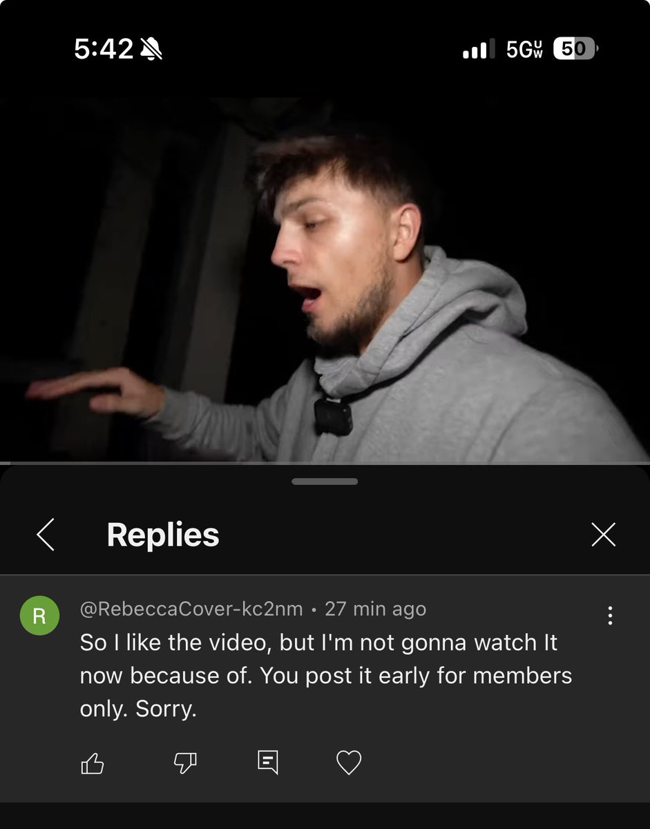 I actually don’t understand this comment - I posted the video 4 hours early for members. A small incentive to people who pay and help fund the trips and videos… 

I appreciate every single person. Paying member or not, I just wanted to do something nice.. damn 😕