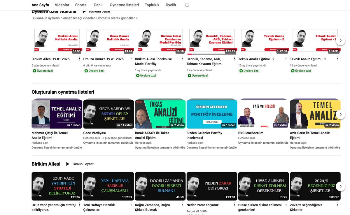 Kendini geliştirmek için ücretsiz eğitim arayanlar, Kaydetmeyi unutmayın. Keyifli seyirler 👇

1-Temel Analiz Eğitim Derisi <a href="/mahmutciftci49/">mahmut</a> 
youtube.com/playlist?list=…

2-Teknik Analiz Eğitim Serisi @ParaTeorisi 
youtube.com/playlist?list=…

3-Takas Analizi Eğitim Serisi <a href="/xmahcurx/">Burak AKSOY</a>