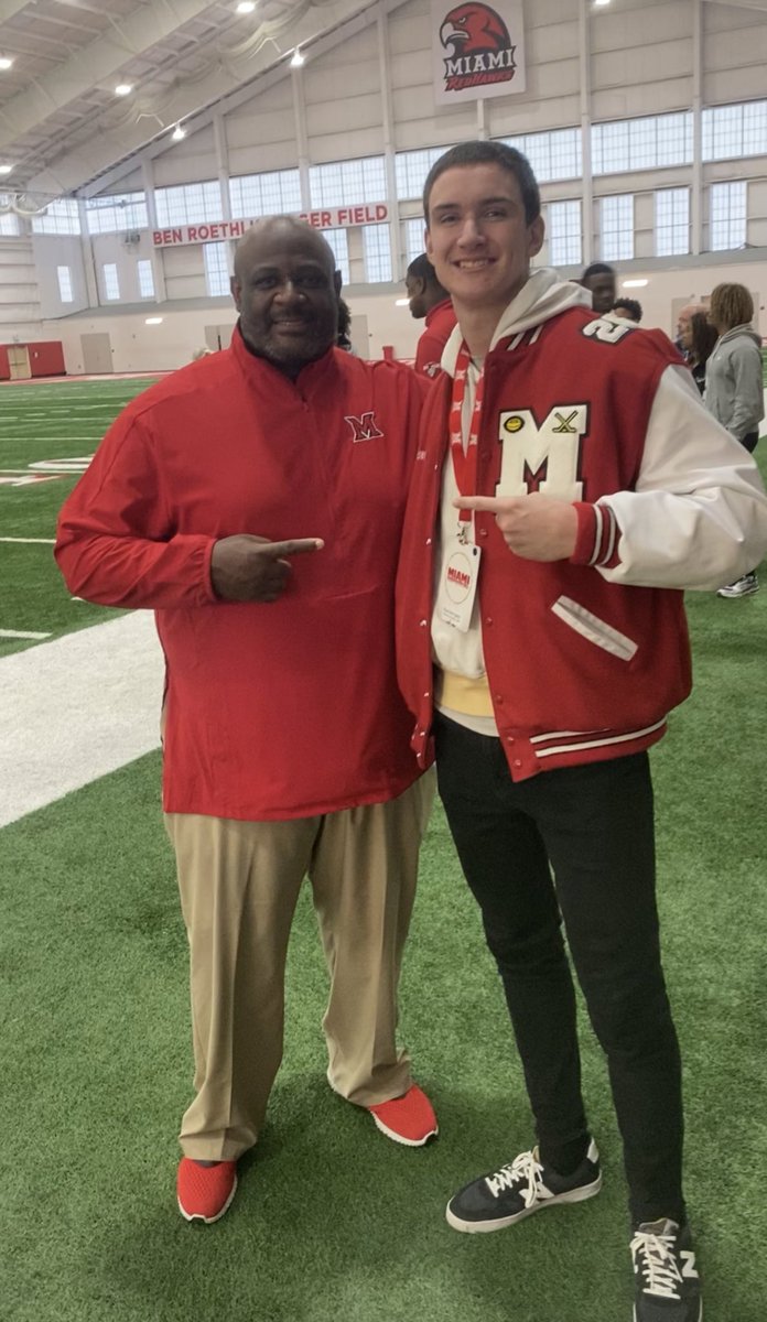 Ryan Harrington (@rharrington5282) on Twitter photo #AGTG After a great visit and conversation with <a href="/CoachBrown_DL/">Corey Brown</a> I am extremely blessed to receive my first Division 1 Scholarship Offer from Miami Ohio !!!! <a href="/coachdixon_OLSM/">Greg Dixon</a> <a href="/CoachJGonz/">Jermaine Gonzales</a> <a href="/OLSMFootball/">OLSM Football</a> <a href="/Ecrume_52/">Eric Crume</a> <a href="/Martin_Miami_HC/">Chuck Martin</a> <a href="/AllenTrieu/">Allen Trieu</a> <a href="/TheD_Zone/">The D Zone</a> @rivals <a href="/OLSM_ALUMNI/">OLSM ALUMNI</a> #AGTG After a great visit and conversation with <a href="/CoachBrown_DL/">Corey Brown</a> I am extremely blessed to receive my first Division 1 Scholarship Offer from Miami Ohio !!!! <a href="/coachdixon_OLSM/">Greg Dixon</a> <a href="/CoachJGonz/">Jermaine Gonzales</a> <a href="/OLSMFootball/">OLSM Football</a> <a href="/Ecrume_52/">Eric Crume</a> <a href="/Martin_Miami_HC/">Chuck Martin</a> <a href="/AllenTrieu/">Allen Trieu</a> <a href="/TheD_Zone/">The D Zone</a> @rivals <a href="/OLSM_ALUMNI/">OLSM ALUMNI</a>