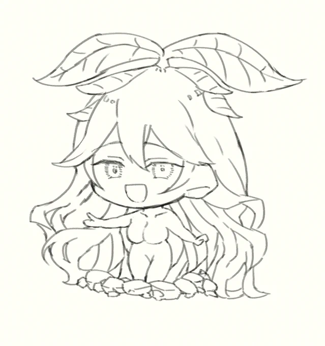 SD風マンドラゴラ娘ちゃん 