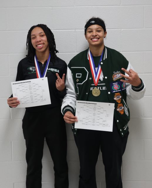 We have 2 SPC Champions from yesterday's conference meet!

Congratulations to Alicia Tucker and Shania Davison for winning an individual conference championship in their weight class!

They are both multi-time SPC champs!
<a href="/Mr_Chlebek/">PHS Wildcats</a> <a href="/PCHSGirlsWR/">PCHS Girl's Wrestling</a> <a href="/pchssuperfan/">#BGN</a> <a href="/PCHSBoosters/">PCHS Athletic Booster Club</a>