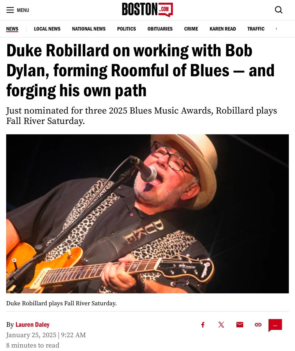 LaurenDaley1's tweet photo. I asked #Duke Robillard about recording #TimeOutofMind w #BobDylan, that time #RhodeIsland took over the #Fabulousthunderbirds, joining Dylan’s band — and the Bob Dylan story so strange we have to wait for his book…
https://t.co/Cm96g23k6a https://t.co/xeOXAuJ7GD