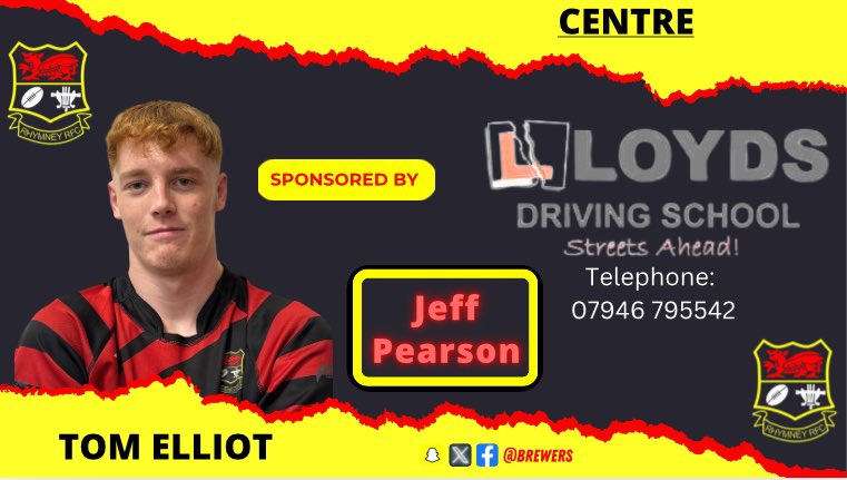 Rhymney’s point scorers in their 37-10 victory over Oakdale were…
Tries: Jack Barry (4), Ieuan Morgan (2), Tom Elliot
Conversions: Tom Elliot