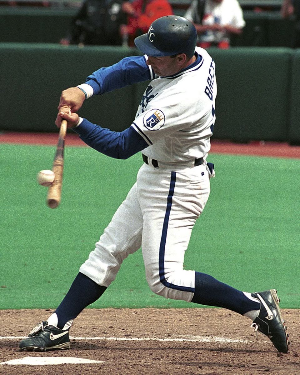 George Brett's classic swing.
