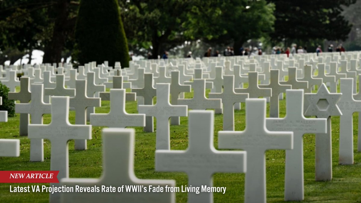 A total of 16.4 million Americans served during World War II. Today, The Department of Veterans Affairs has projected that the number of living veterans has fallen below 0.5% of that total. Read more here: nationalww2museum.org/war/articles/l…