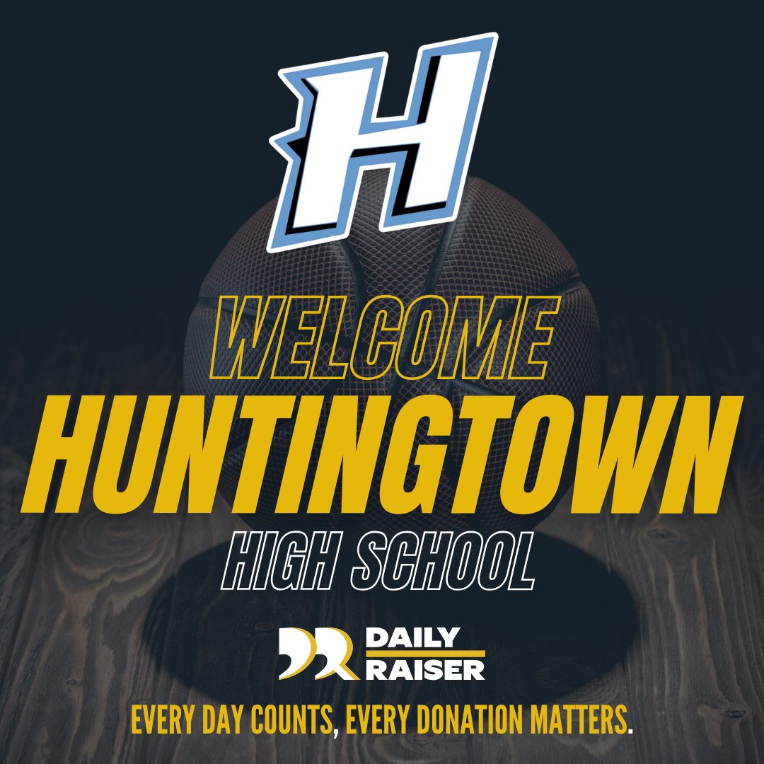 DailyRaiser's tweet photo. I'm excited to welcome Huntingtown High School to the Daily Raiser family! They're already seeing success with their basketball campaign, which is over 62% to its goal at the halfway point! 

Every Day Counts, Every Donation Matters. #fundraising #athleticboosters https://t.co/NuDtioYLaW