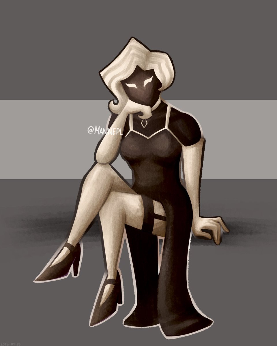 Finally drew her.

#Beholdergame #Beholderfanart #BeholderConductor