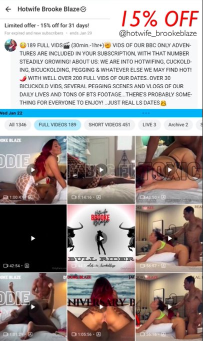 Watch Hotwife Brooke Blaze's leaked NSFW photo on TwXstars