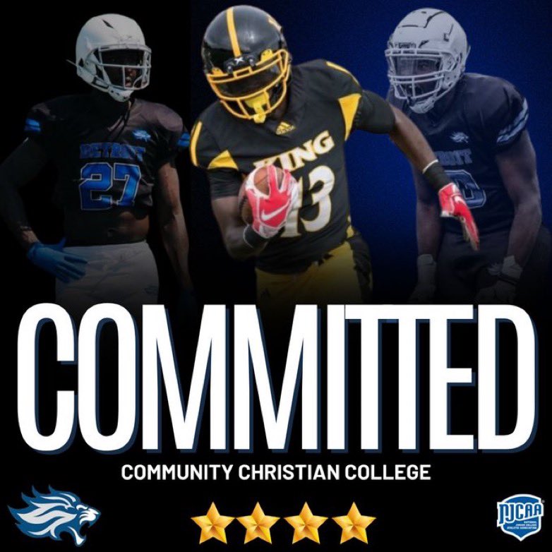 Rashawn “Trouble” Williams (@troule19) on Twitter photo Excited For The Opportunity, Can’t Wait To Get Started! <a href="/coachmattjohn/">Matt Johnston</a> <a href="/CCCLionsFB/">Community Christian College Football</a> Let’s Get To Work! Excited For The Opportunity, Can’t Wait To Get Started! <a href="/coachmattjohn/">Matt Johnston</a> <a href="/CCCLionsFB/">Community Christian College Football</a> Let’s Get To Work!