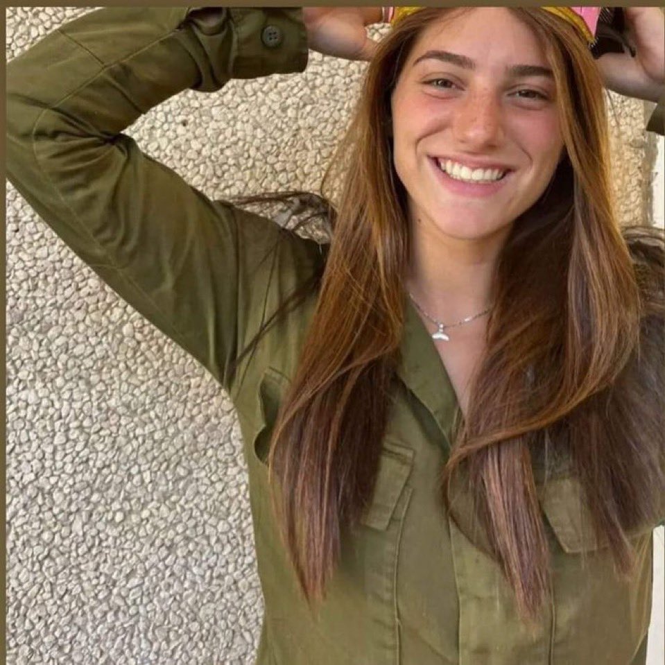 Shir Eilat (20) fell in battle on October 7th, bravely fighting against Hamas until her last breath at the Nahal Oz outpost.

She was a hero in her final moments.

Remember her name.