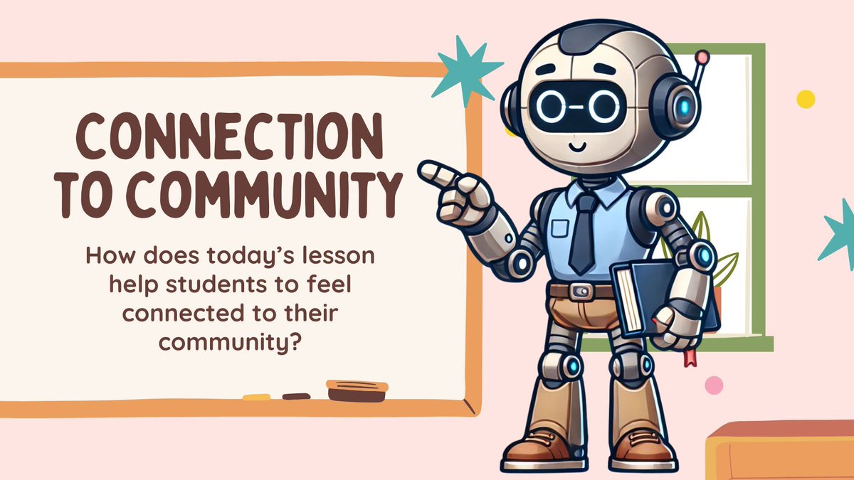 alicekeeler's tweet photo. How does today's lesson help students to feel connected to their community?
#ABCIGNITE https://t.co/YhiukWc6uN