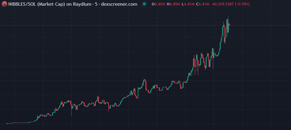 CryptoByJP's tweet photo. 194.5x, 7.4M 💎 
$NIBBLES 🔥

#solana #usa #nibbles #follow https://t.co/Y1r9olSitH
