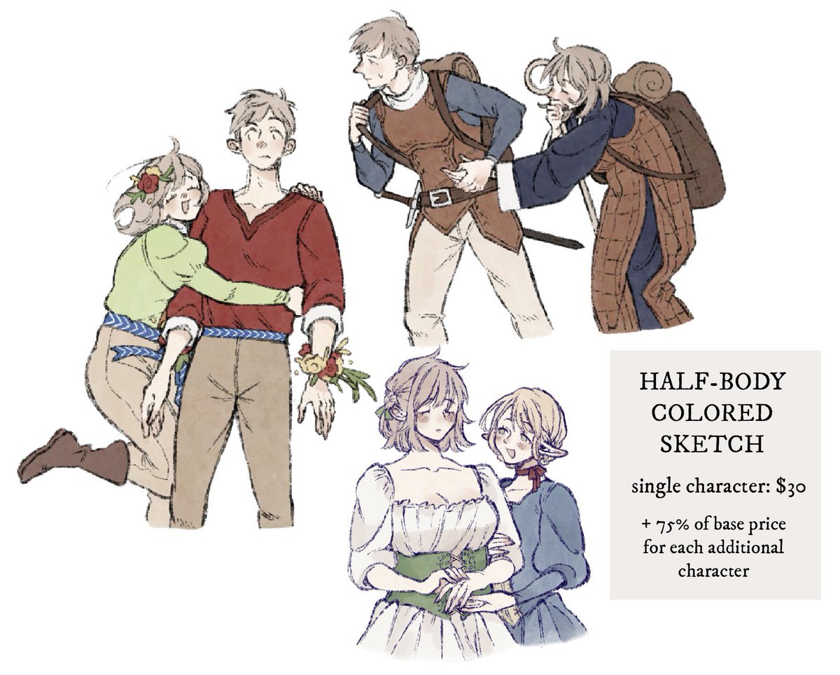 mirimisus's tweet photo. updating my commission info! i added an option for colored sketches ^^ im also gonna be taking requests through a form now, so if you’re interested please fill that out!

🔗: https://t.co/MKCuN6PExM https://t.co/vreFb0ETyk
