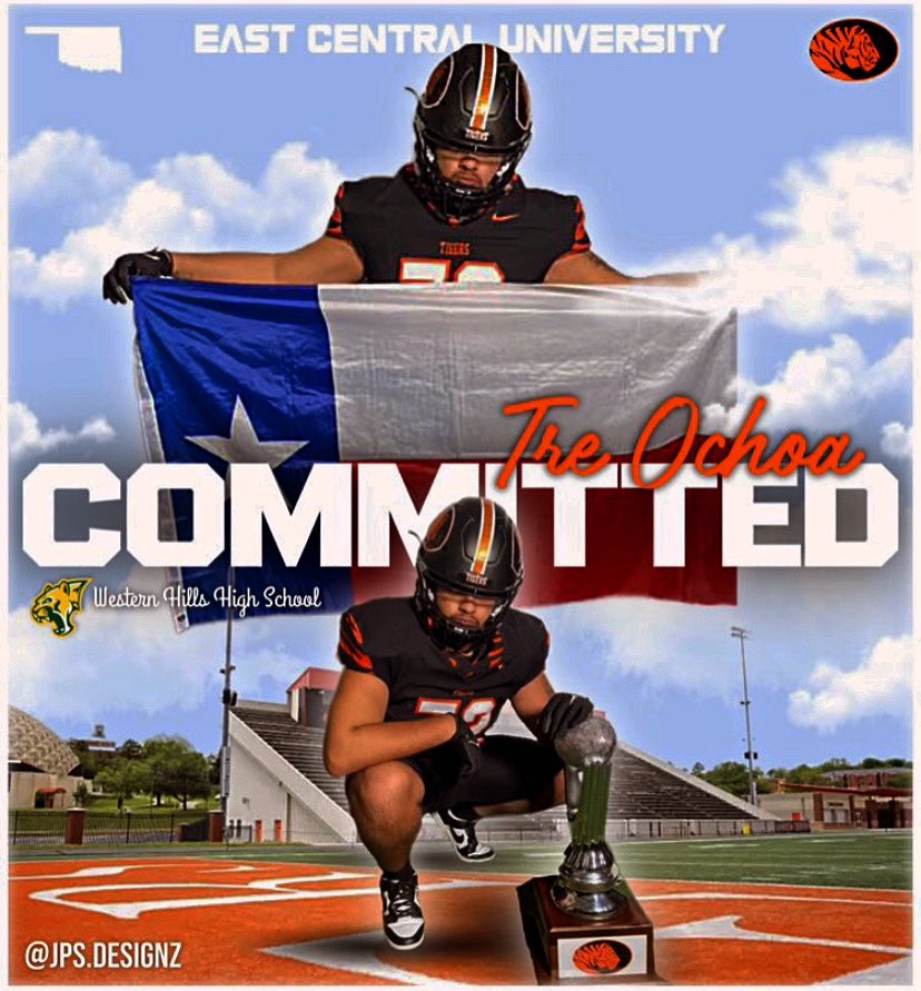 Tre Ochoa (@treochoa72) on Twitter photo Blessed to say I’m committed to East Central University! 🏡
<a href="/CoachAguilarOL/">Rafael Aguilar, M. Ed.</a> <a href="/ECUTigersFB/">ECU Tigers Football</a>
<a href="/whhscougarsFB/">Coach Moilan</a>
<a href="/CoachCaballero_/">Nathanyl</a> Blessed to say I’m committed to East Central University! 🏡
<a href="/CoachAguilarOL/">Rafael Aguilar, M. Ed.</a> <a href="/ECUTigersFB/">ECU Tigers Football</a>
<a href="/whhscougarsFB/">Coach Moilan</a>
<a href="/CoachCaballero_/">Nathanyl</a>
