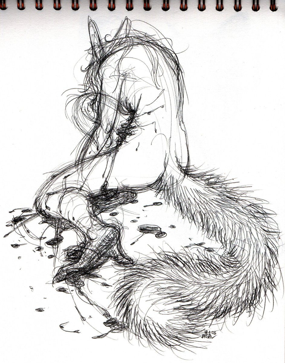 JACQAL_art's tweet photo. bleeding out, crawling away https://t.co/VThJ3x5ix6